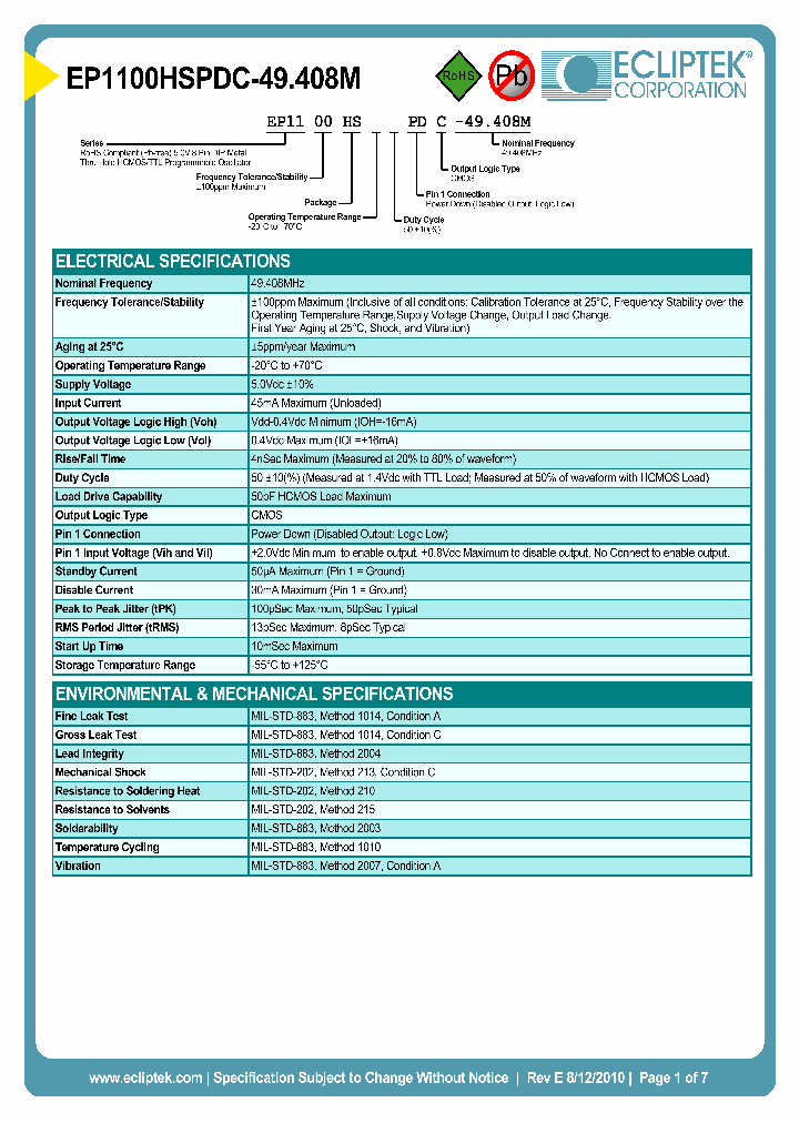 EP1100HSPDC-49408M_3823525.PDF Datasheet