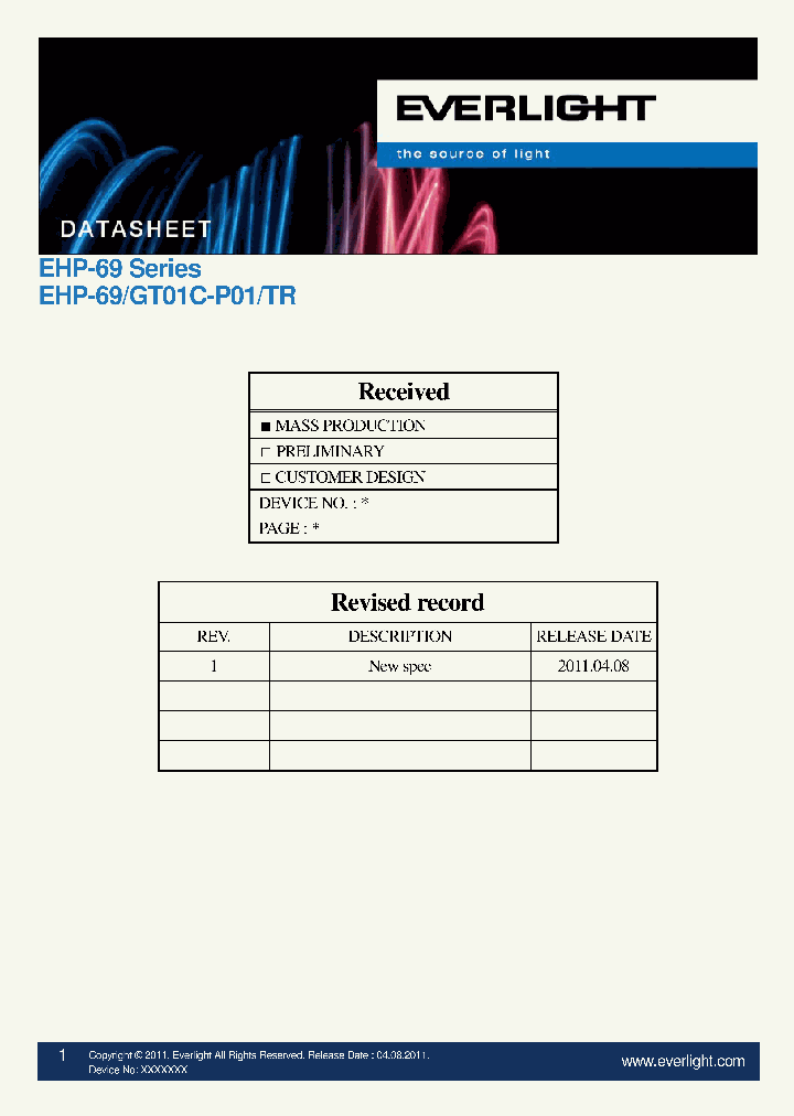 EHP-69GT01C-P01TR_3829647.PDF Datasheet