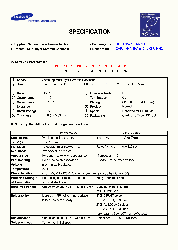 CL05B152KB5NNND_3829596.PDF Datasheet