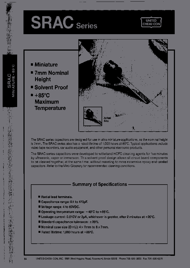 SRAC16VB101M7X7LL_3832052.PDF Datasheet