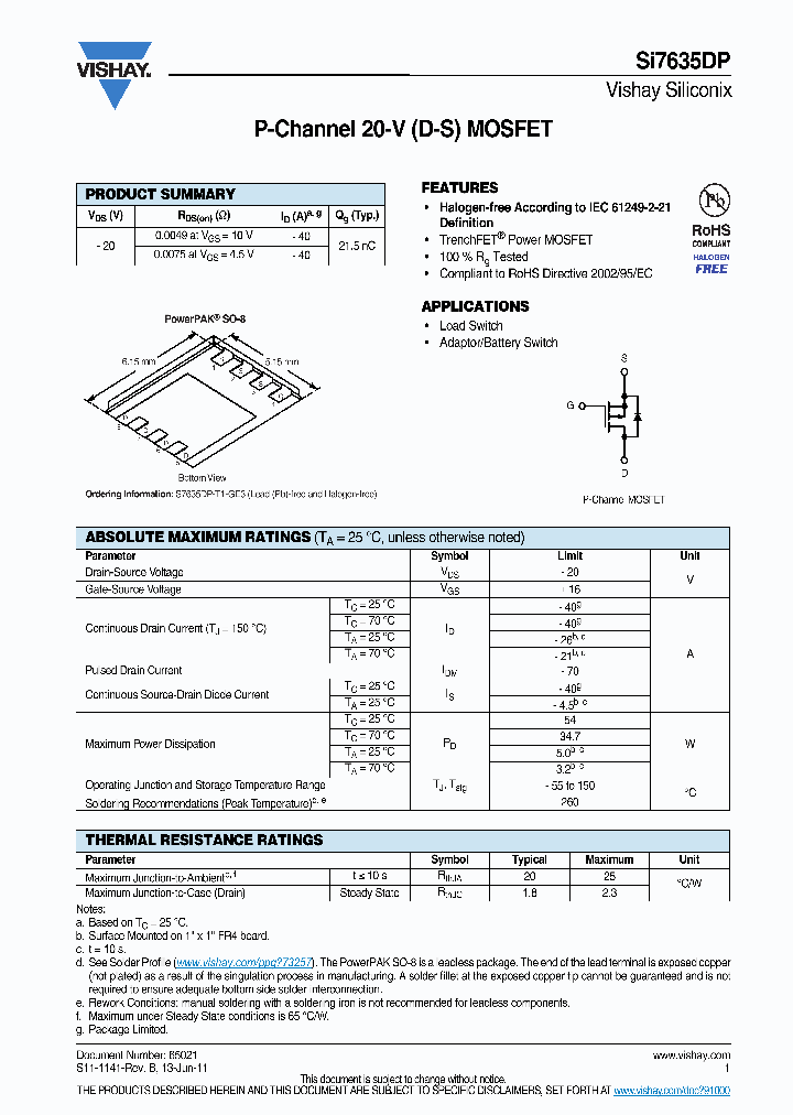 S7635DP-T1-GE3_3836860.PDF Datasheet
