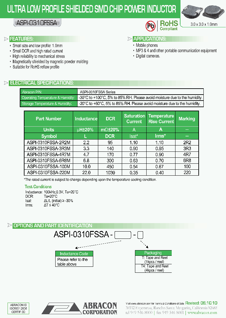 ASPI-0310FSSA-3R3M-T4_3838232.PDF Datasheet
