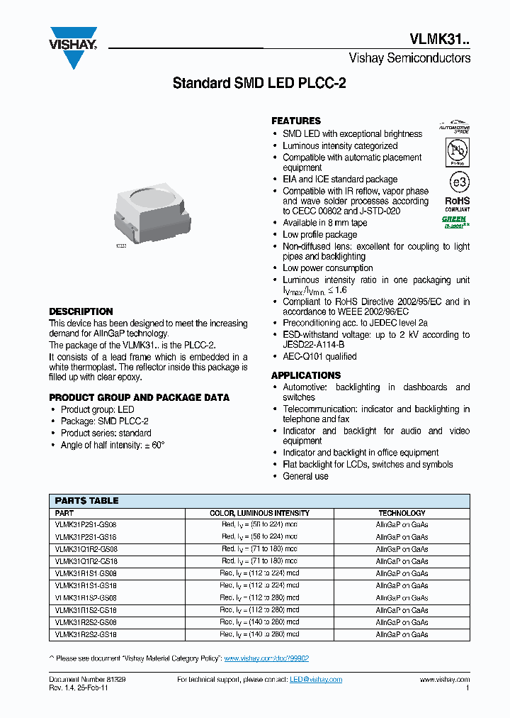 VLMK31P2S1-GS18_3856862.PDF Datasheet