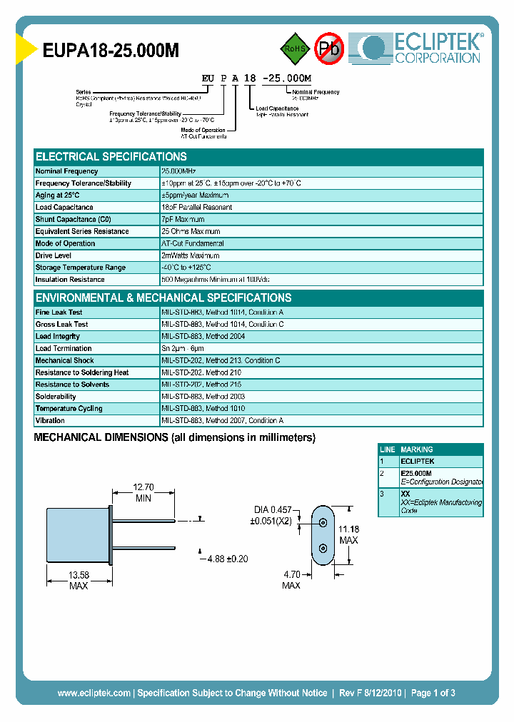 EUPA18-25000M_3862505.PDF Datasheet