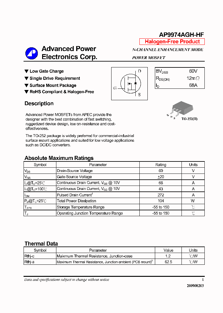 AP9974AGH-HF_3861534.PDF Datasheet