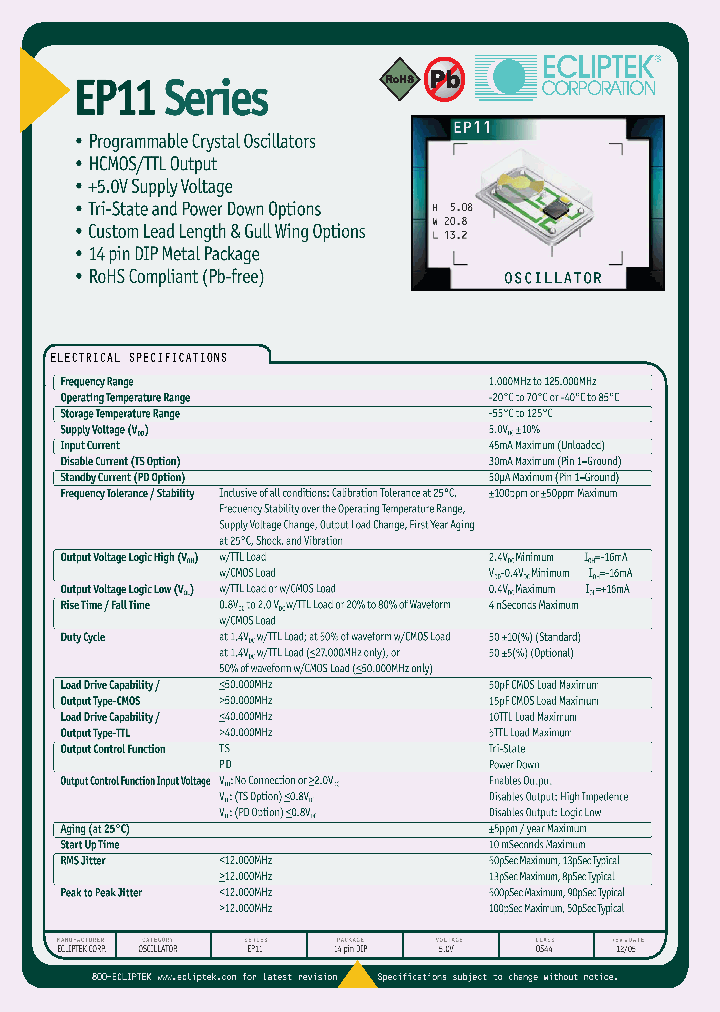 EP1100ETPDC-FREQ2-G_3875911.PDF Datasheet