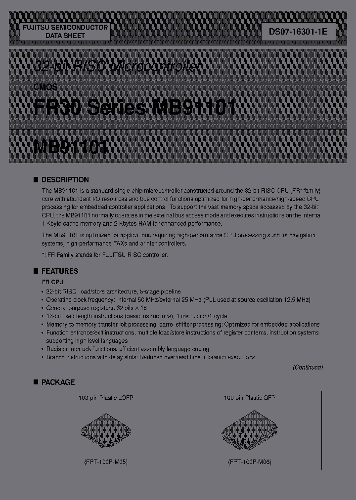 MB91101PF-G-BND-R_3879488.PDF Datasheet