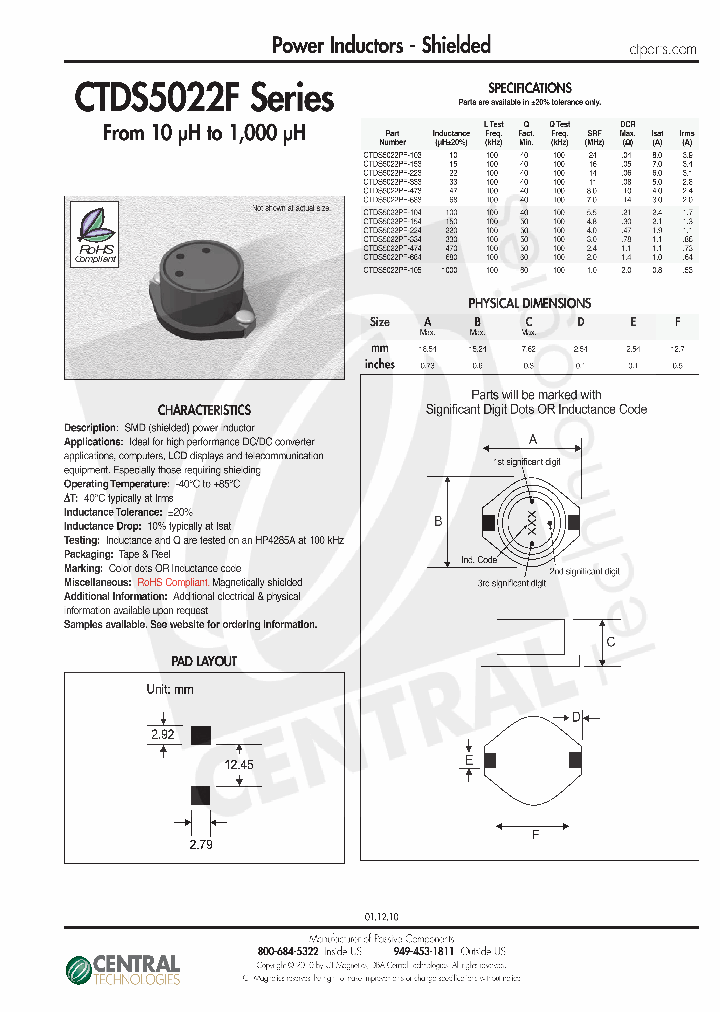 CTDS5022PF-153_3878189.PDF Datasheet