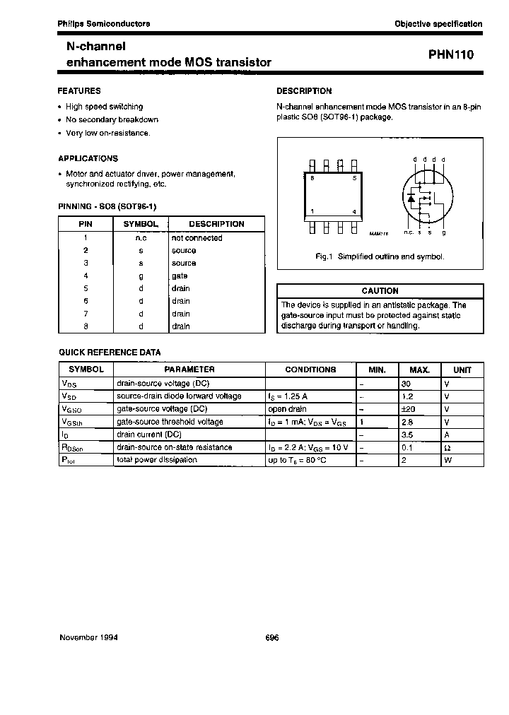 PHN110-TAPE-7_3883112.PDF Datasheet