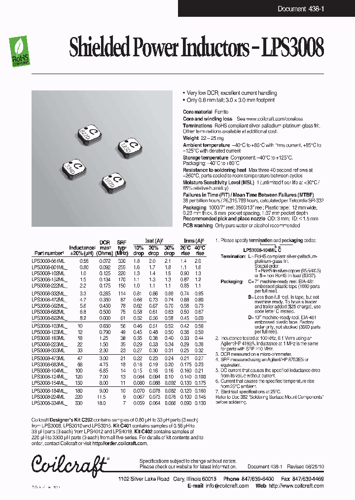 LPS3008-561MLC_3893825.PDF Datasheet