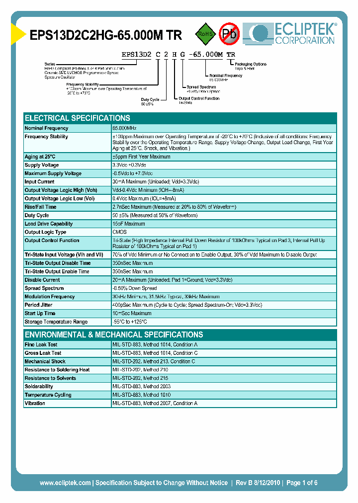 EPS13D2C2HG-65000MTR_3893504.PDF Datasheet