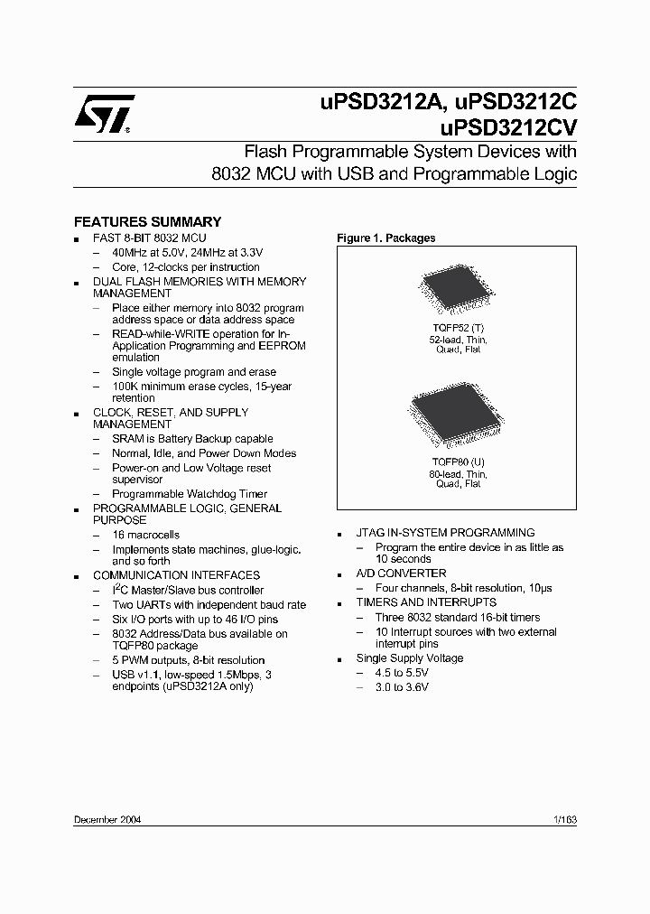 UPSD3212A-40U6_3895121.PDF Datasheet