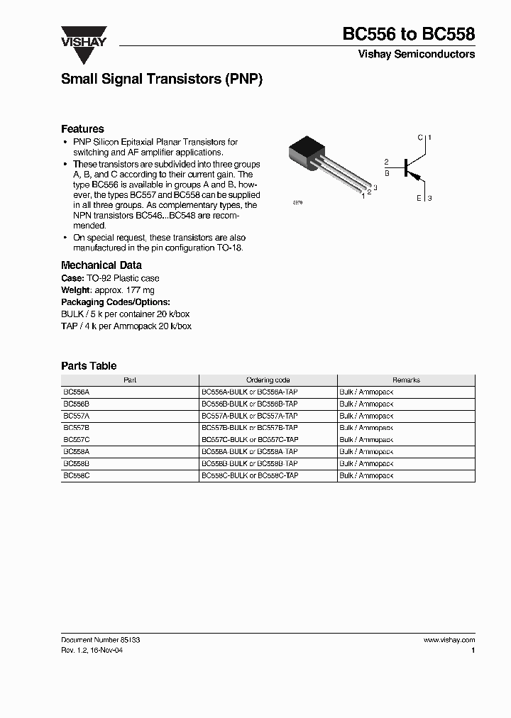 BC558C-BULK_3896984.PDF Datasheet