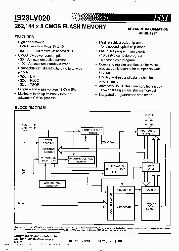 IS28LV020-90W_3904642.PDF Datasheet