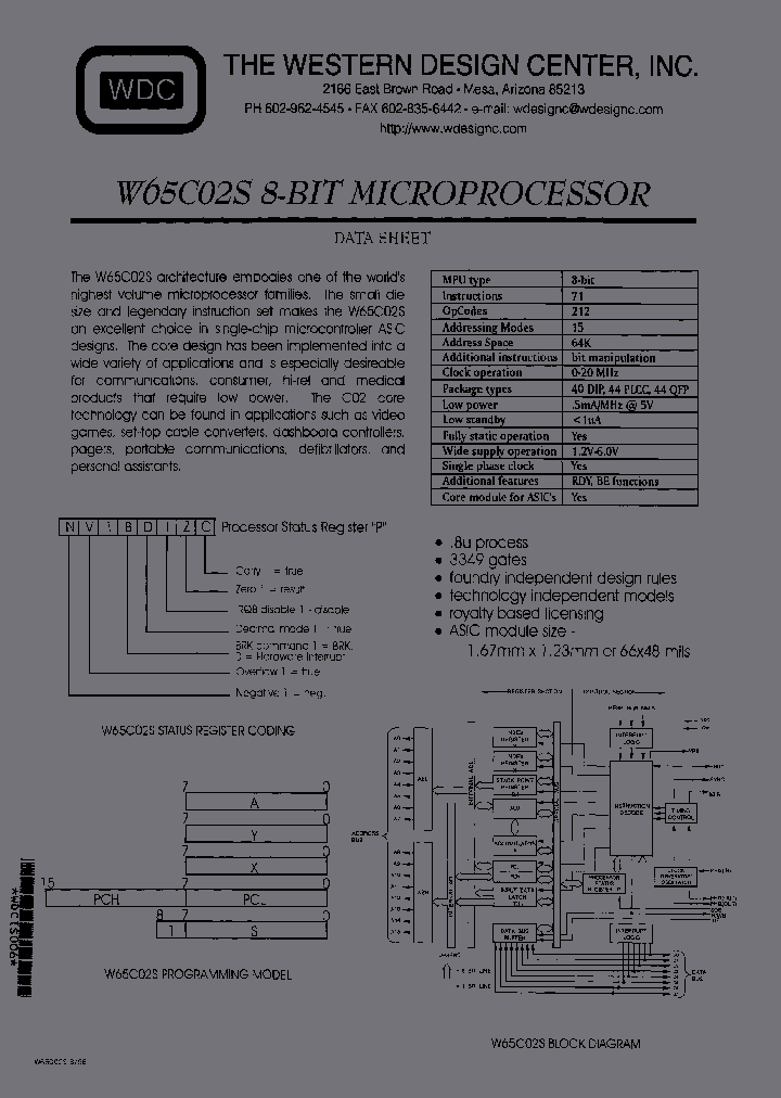 W65C02S8P-14_3909308.PDF Datasheet