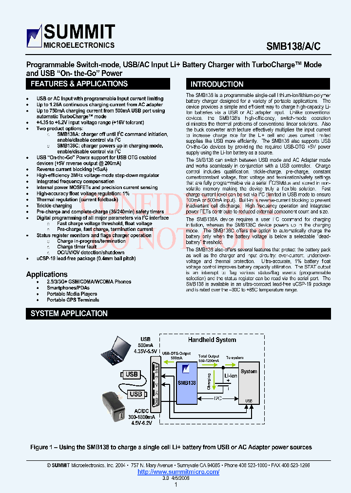 SMB138_4149362.PDF Datasheet