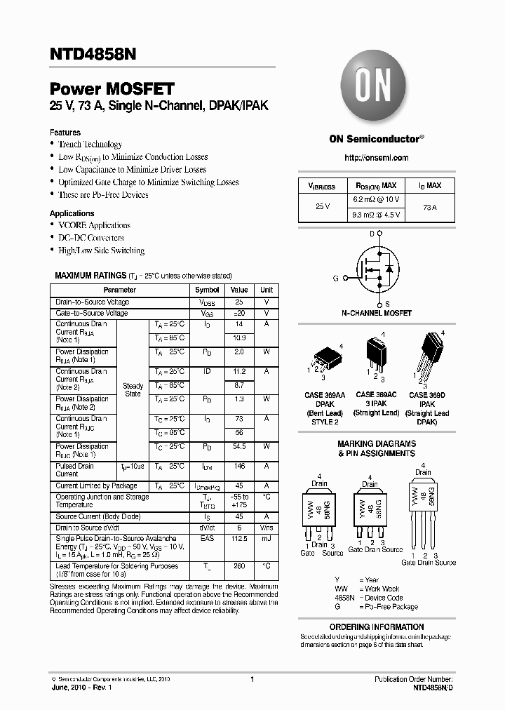 NTD4858N-1G_3909967.PDF Datasheet