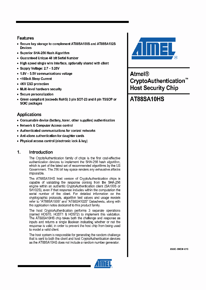 AT88SA10HS-TH-T_3914560.PDF Datasheet