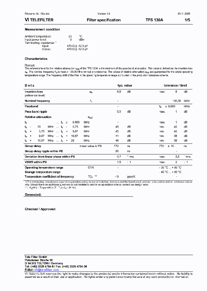 TFS130A05_4150917.PDF Datasheet