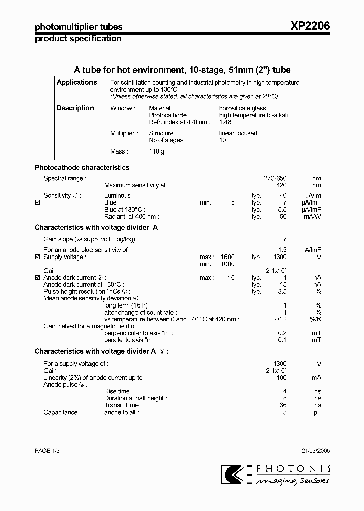 XP2206_4151577.PDF Datasheet