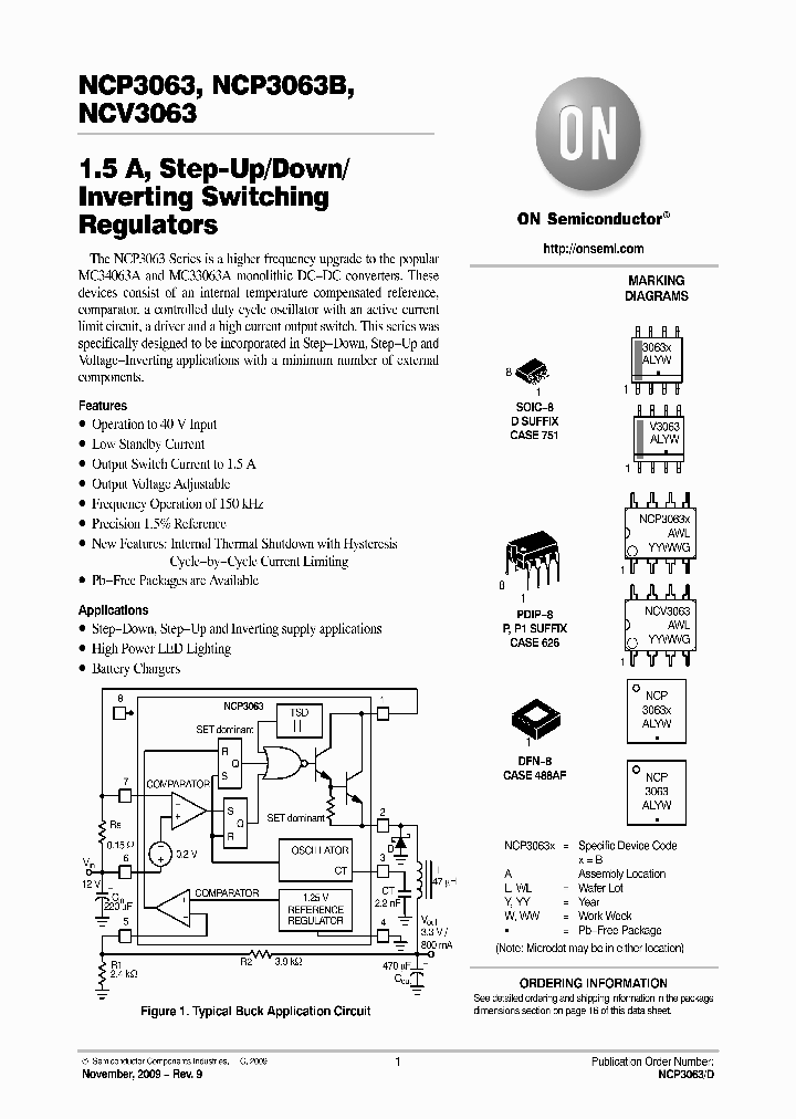 NCV3063DR2G_3931254.PDF Datasheet