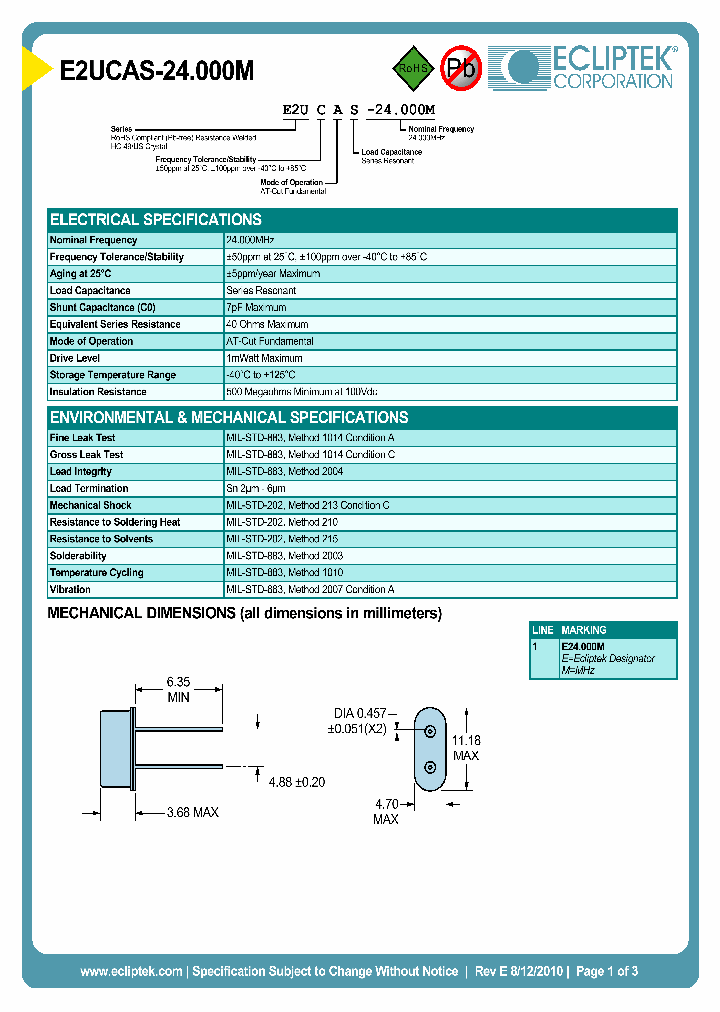 E2UCAS-24000M_3938127.PDF Datasheet