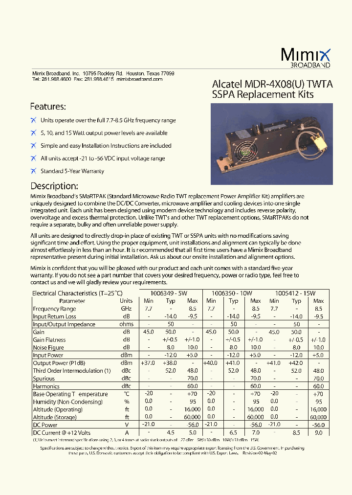 MDR-4X08U_3995660.PDF Datasheet