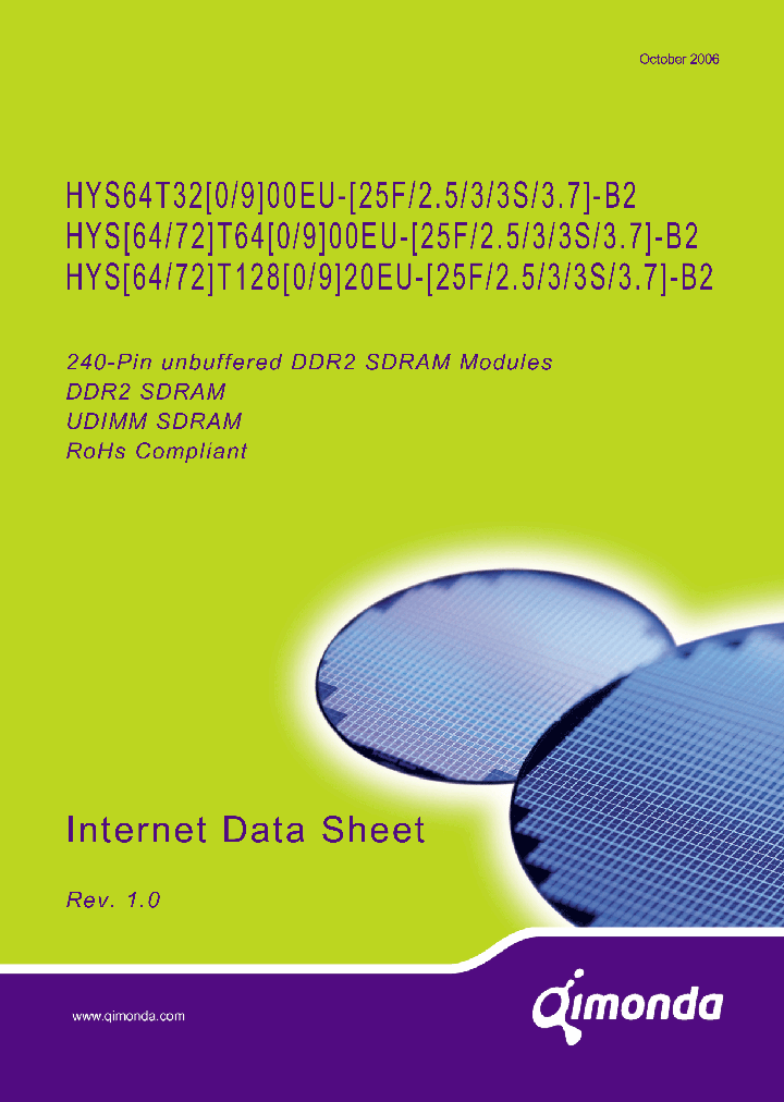 HYS72T64000EU-3S-B2_4003539.PDF Datasheet