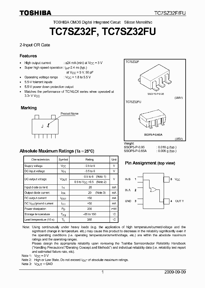 TC7SZ32F_4185262.PDF Datasheet