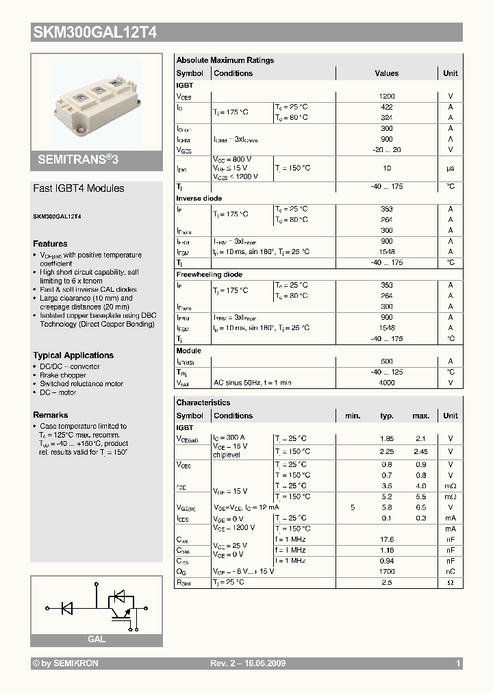 SKM300GAL12T40906_4187664.PDF Datasheet