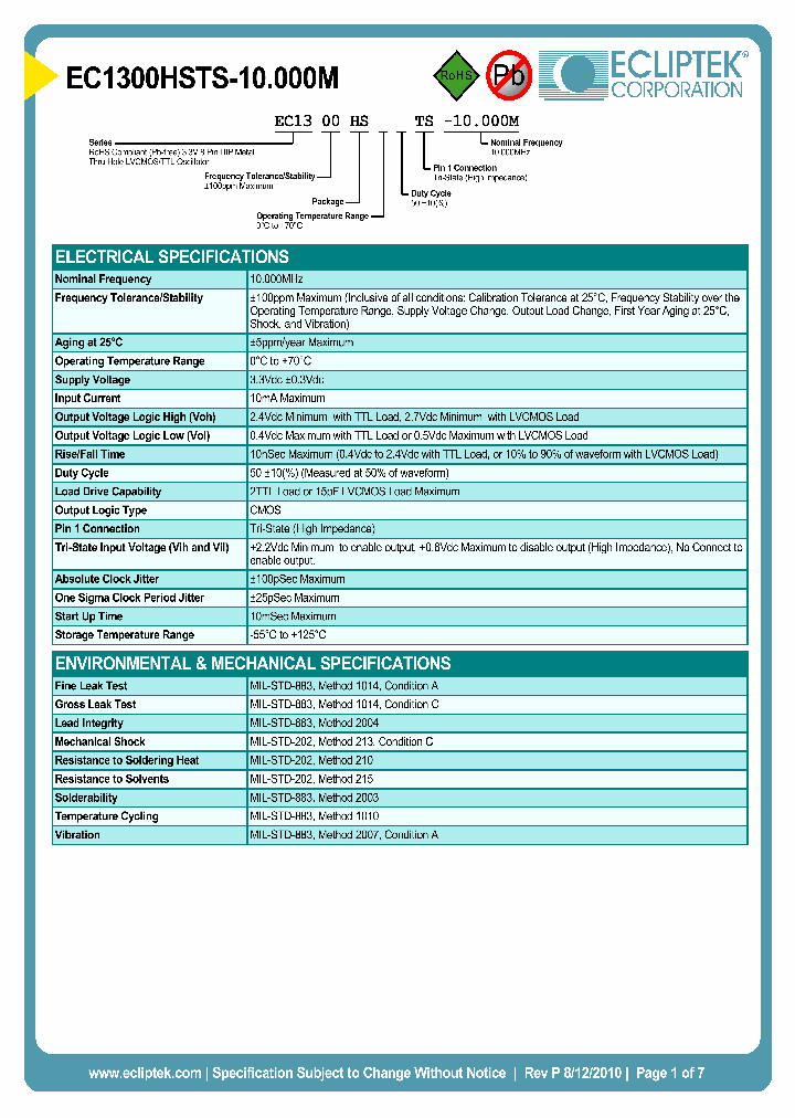 EC1300HSTS-10000M_4065644.PDF Datasheet