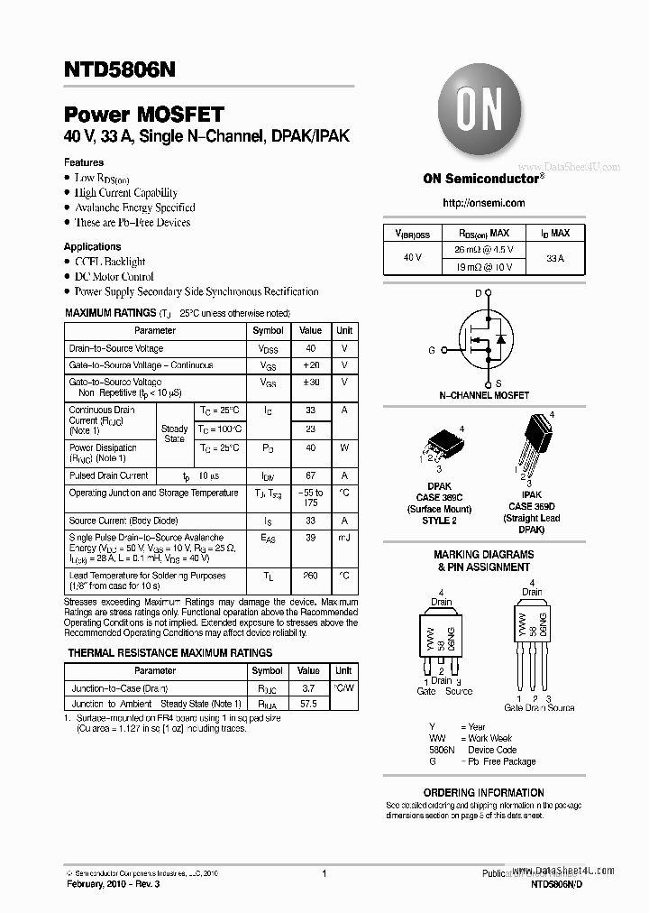 NTD5806N_4201354.PDF Datasheet