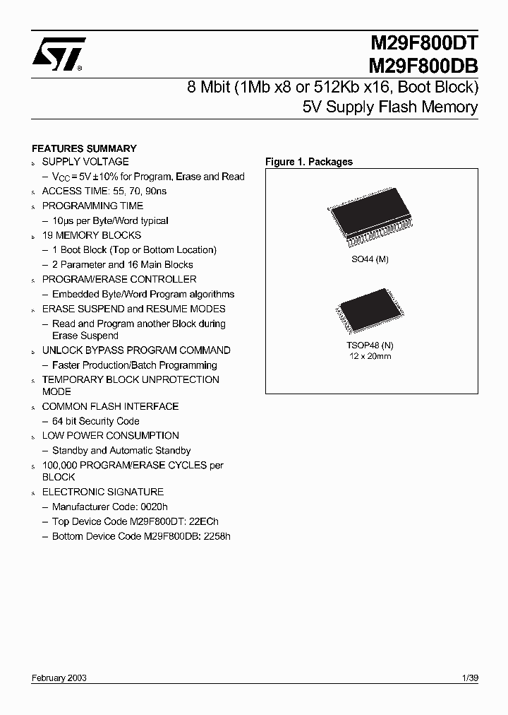 M29F800D_4222426.PDF Datasheet