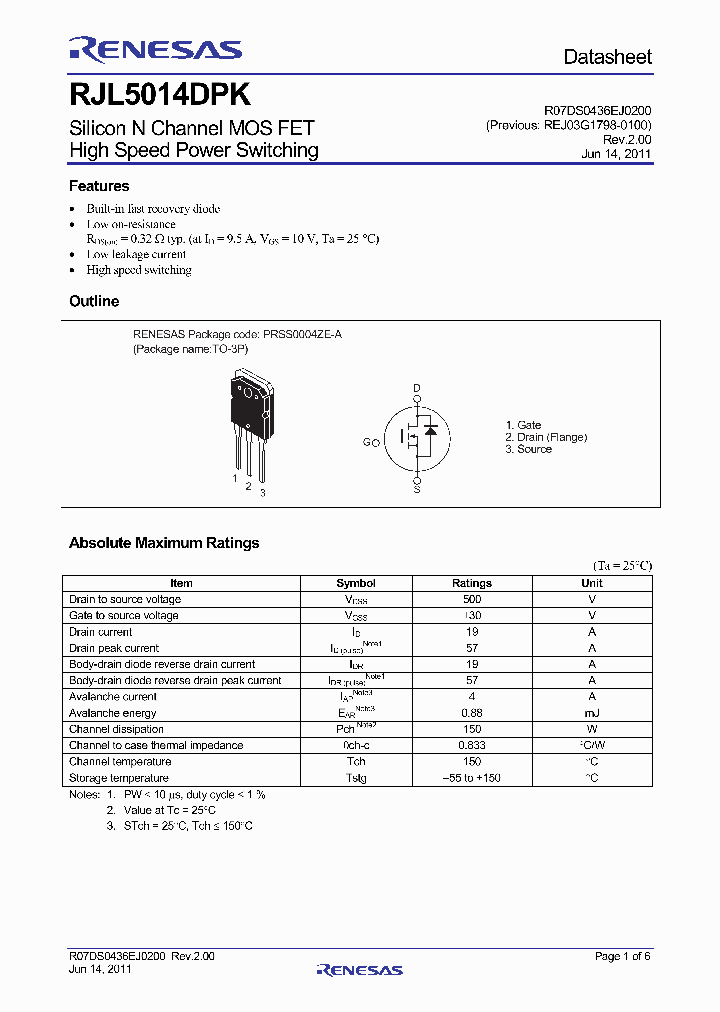 RJL5014DPK11_4222500.PDF Datasheet