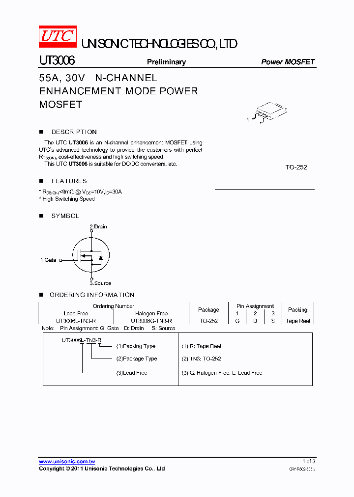 UT3006L-TN3-R_4225687.PDF Datasheet