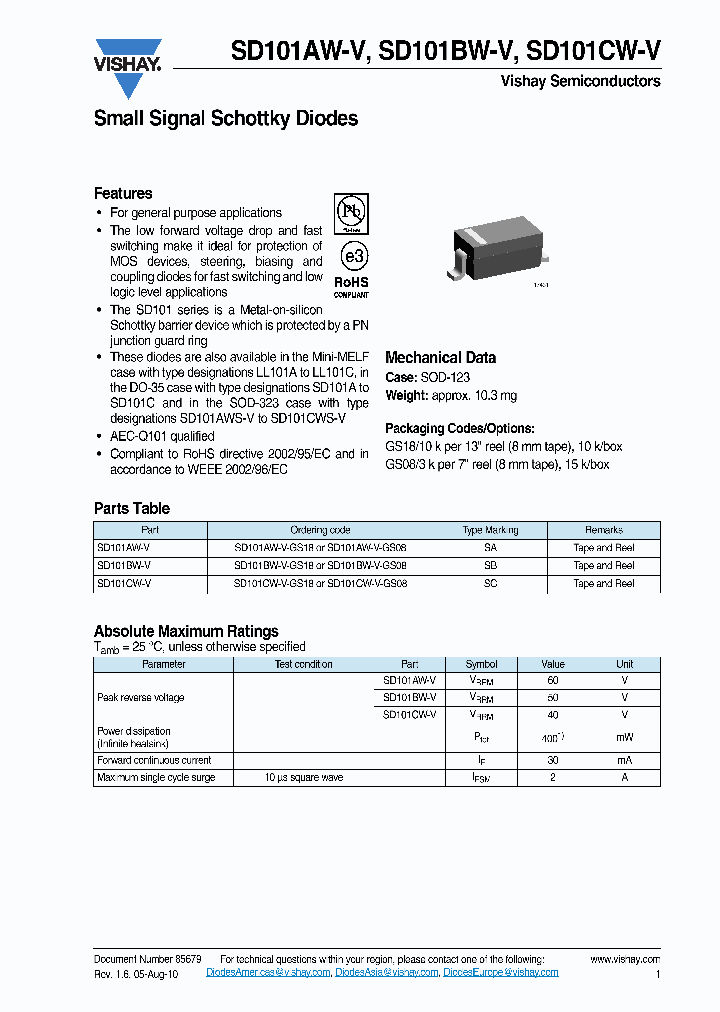 SD101AW-V10_4232554.PDF Datasheet