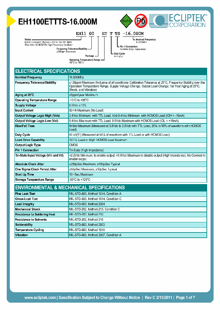 EH1100ETTTS-16000M_4109904.PDF Datasheet