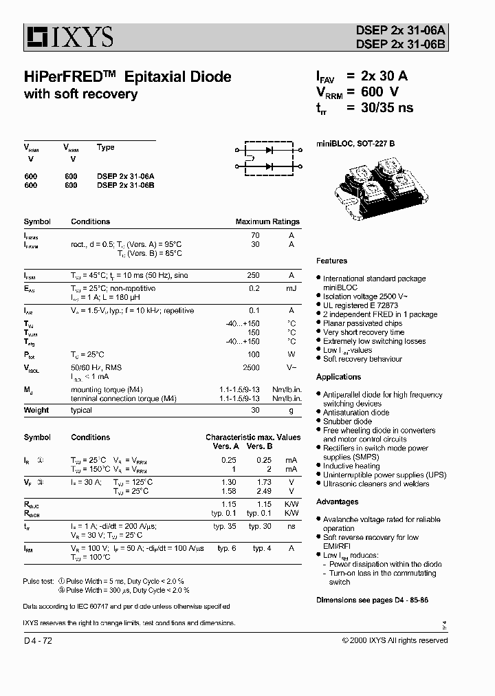 DSEP2X31-06A_4117793.PDF Datasheet