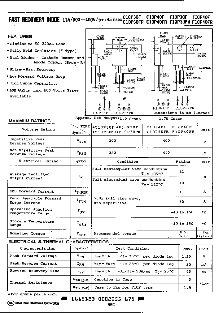 F10P40F_4239397.PDF Datasheet