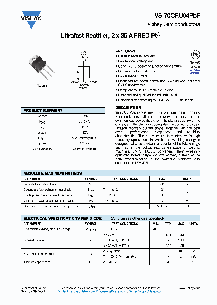 70CRU04PBF11_4239464.PDF Datasheet