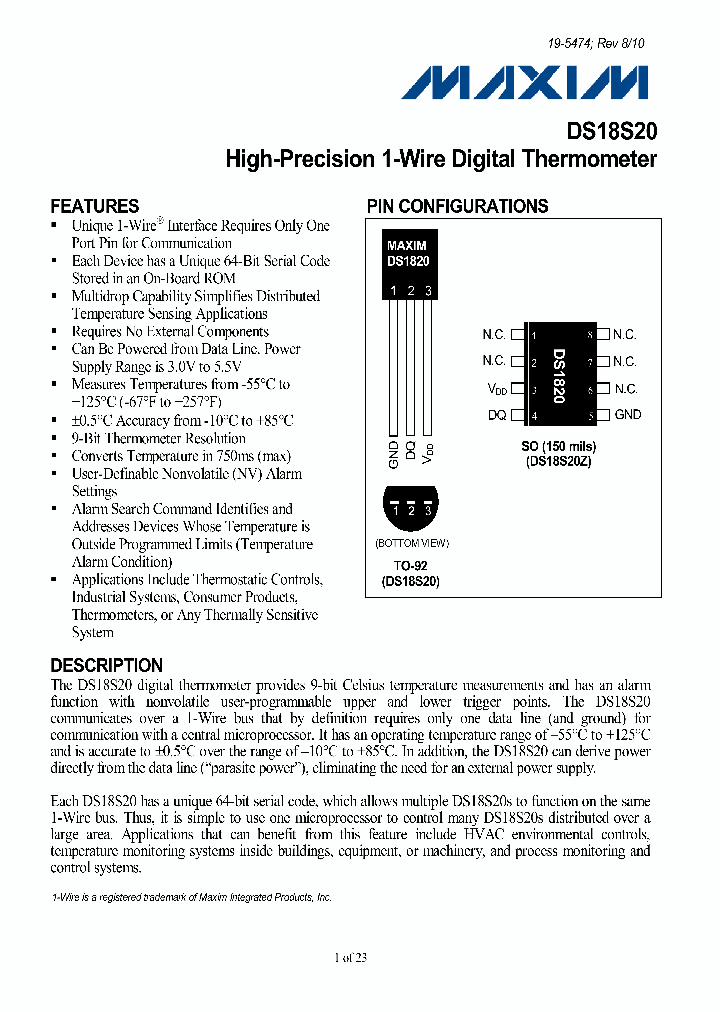 DS18S20-SLTAMPR_4145474.PDF Datasheet