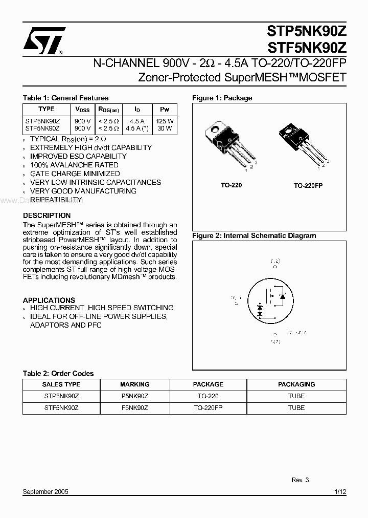 STF5NK90Z_4269280.PDF Datasheet