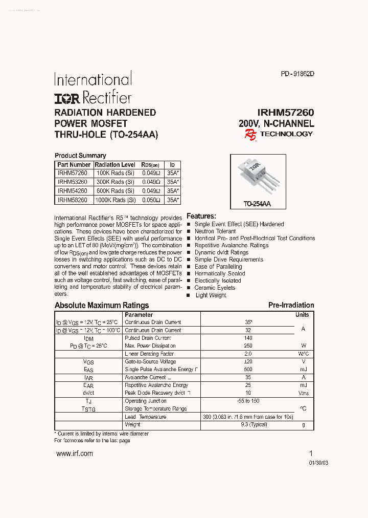 IRHM53260_4269540.PDF Datasheet