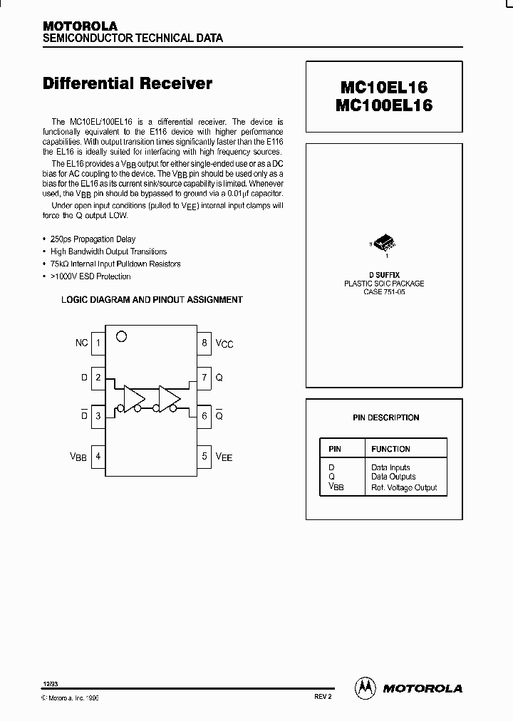 MC100EL16D_4275737.PDF Datasheet