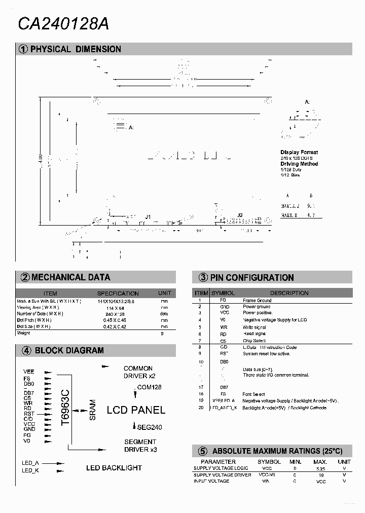 CA240128A_4309670.PDF Datasheet