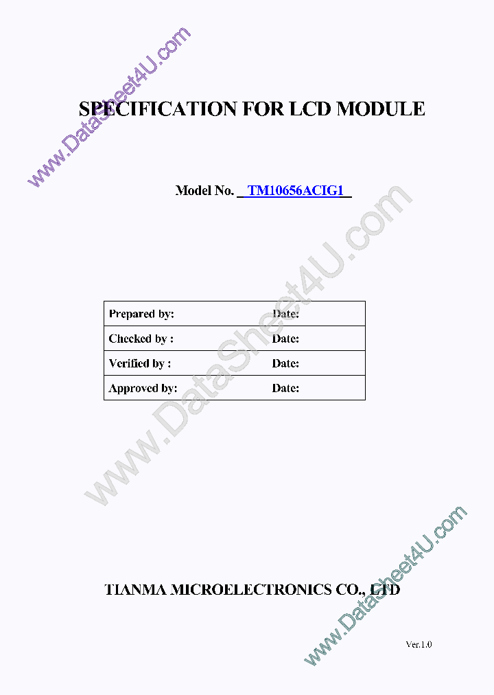 TM10656ACIG1_4310389.PDF Datasheet