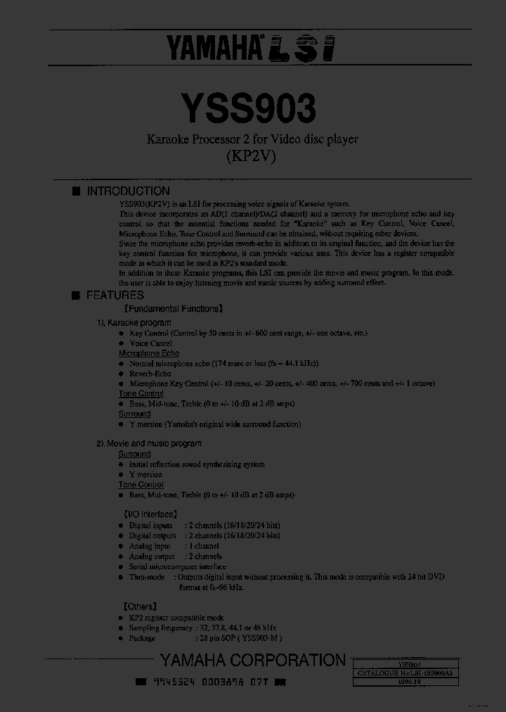 YSS903M_4309109.PDF Datasheet