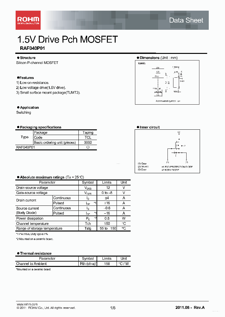 RAF040P01_4317933.PDF Datasheet