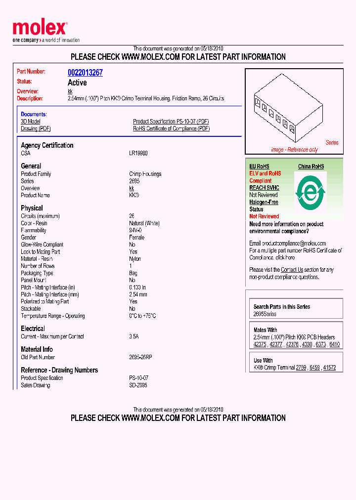 2695-26RP_4328123.PDF Datasheet