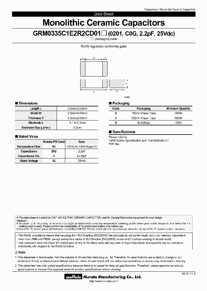 GRM0335C1E2R2CD01D_4330897.PDF Datasheet